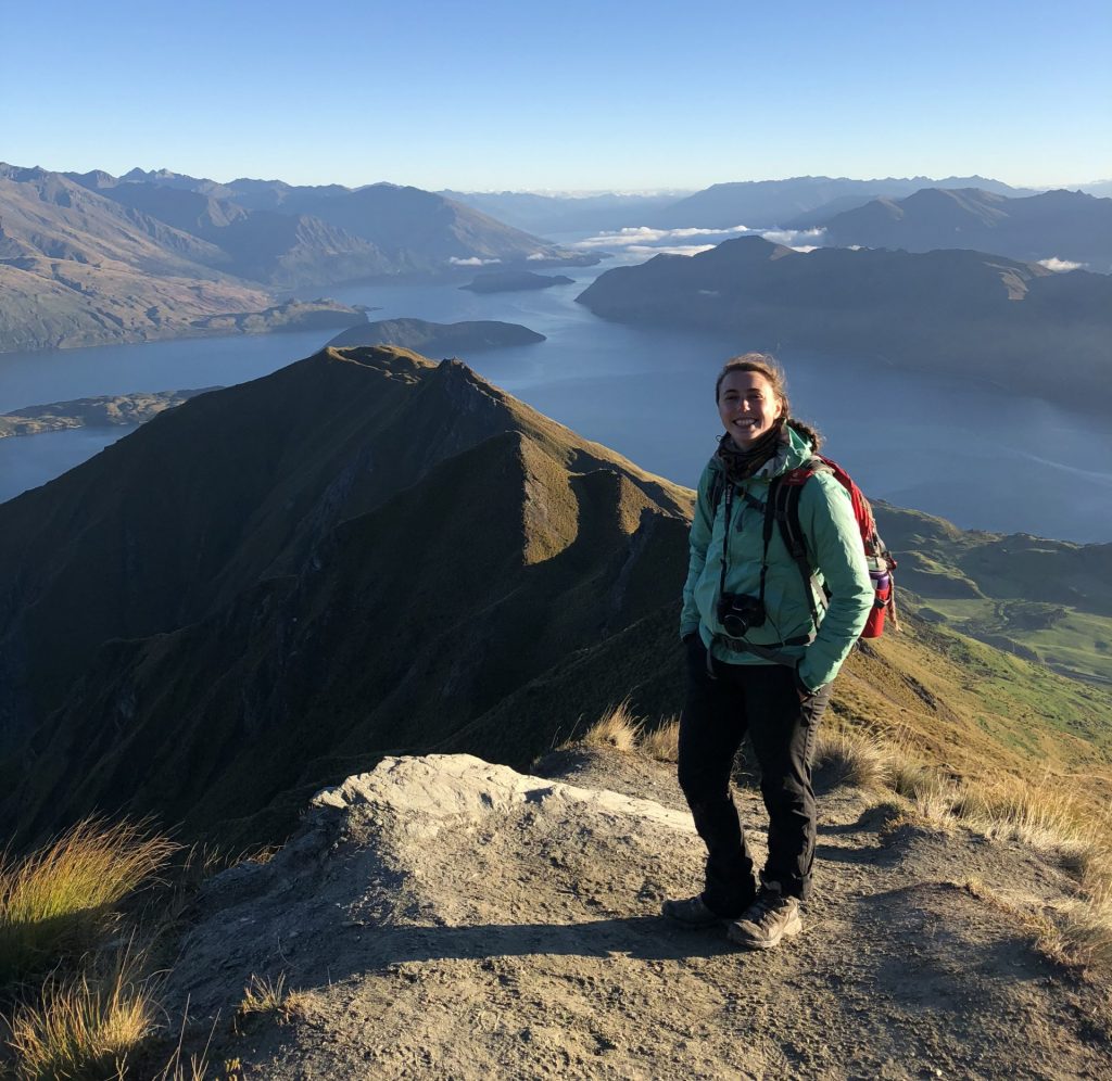 Hiking Roys Peak in a Rain Jacket