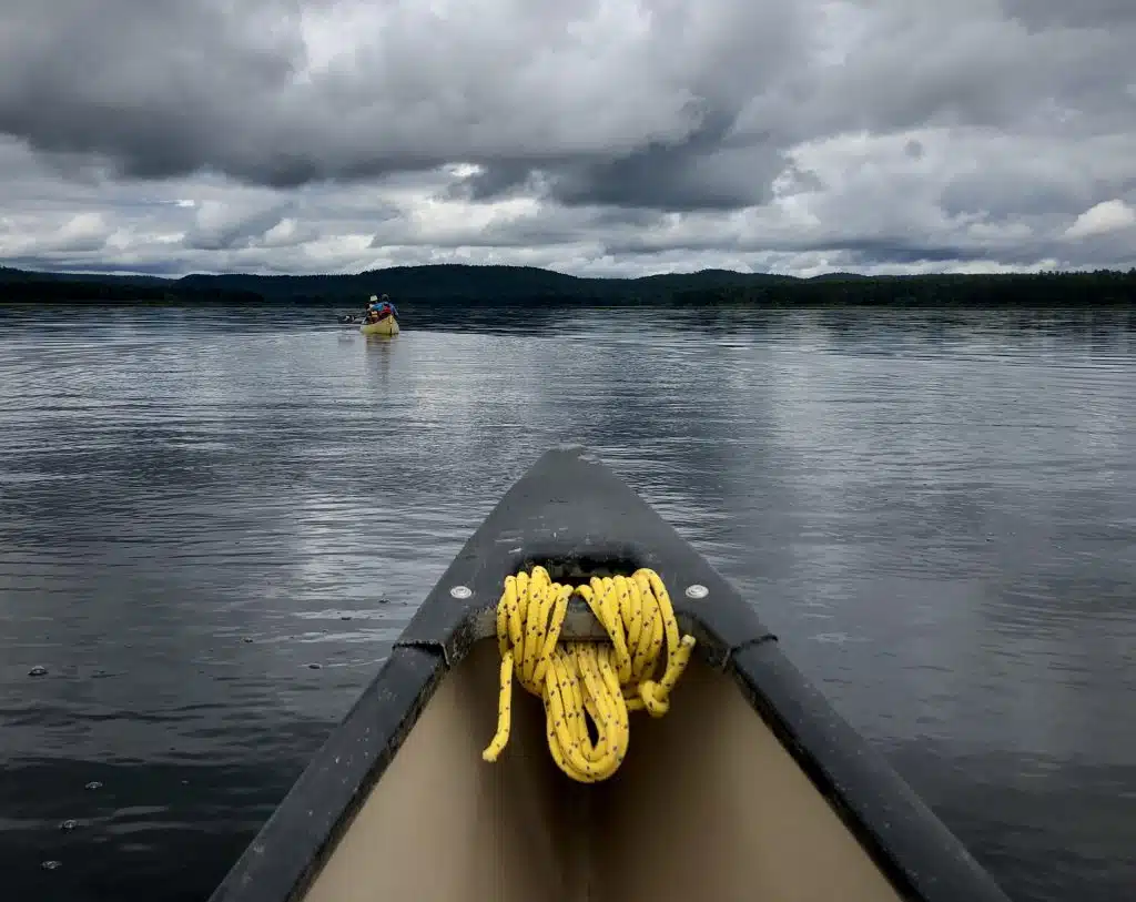 canoe trip thunderstorms