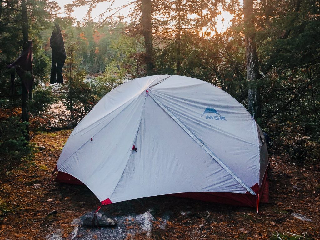 camping trip and hiking