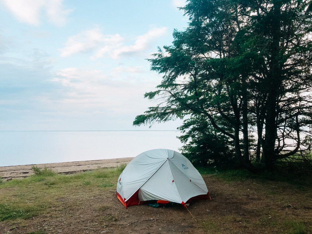 camping trip and hiking