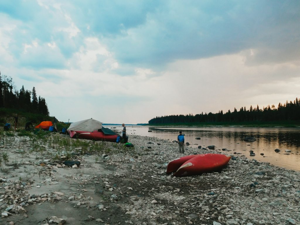 canoe trip thunderstorms