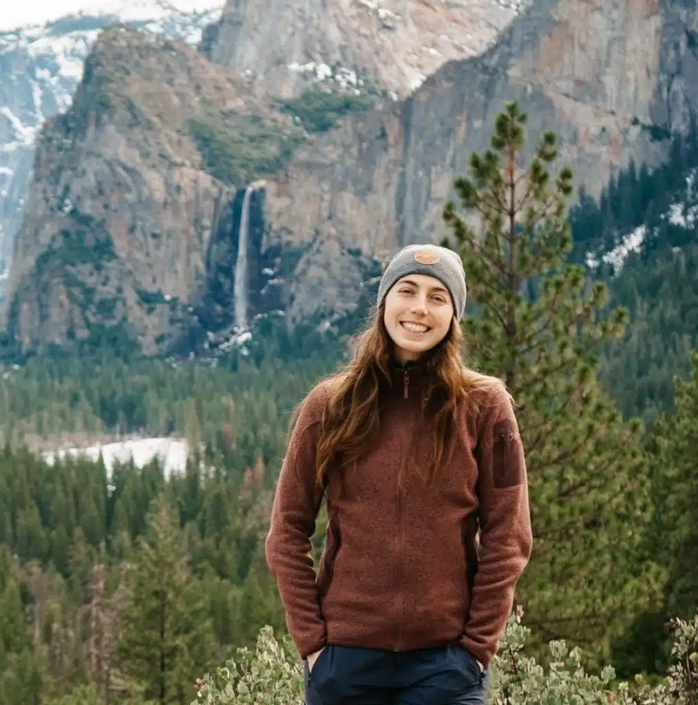 Moment while hiking in yosemite mikaela